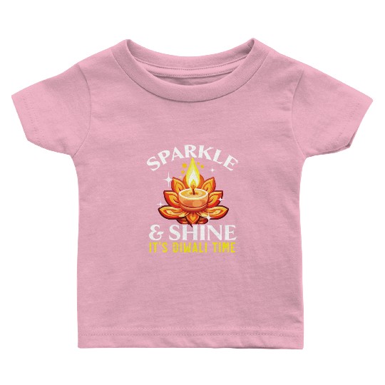Happy Diwali Diwali Festival Indian Hindu Hinduism Baby T Shirts