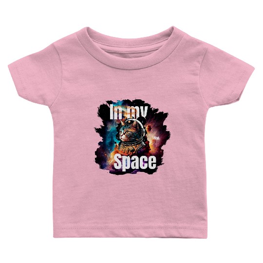 In my Mind Space Cat Astronaut Animal Pets Lover Baby T Shirts