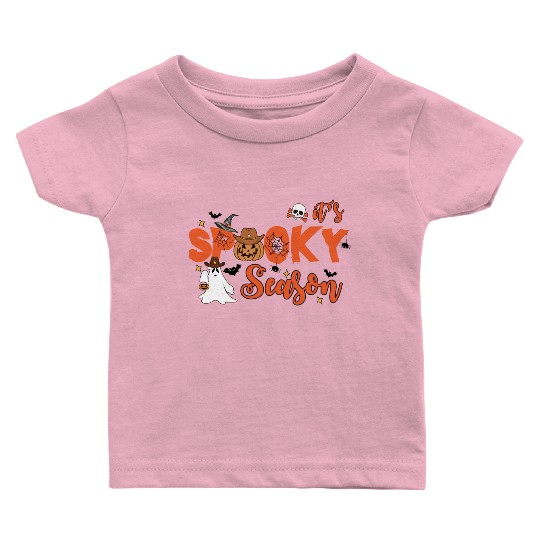 ITS SPOOKY SEASON Baby T Shirts