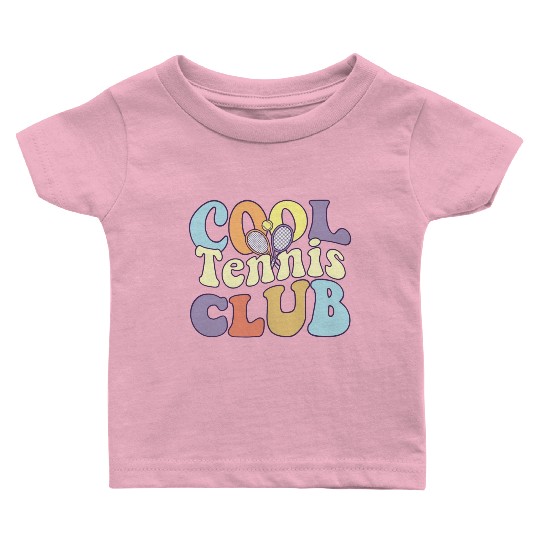 Cool Tennis Club Tennis Coach Tennis Crew Matching Baby T Shirts