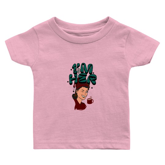 Im Her! Christmas/ Mrs. Claus design Baby T Shirts