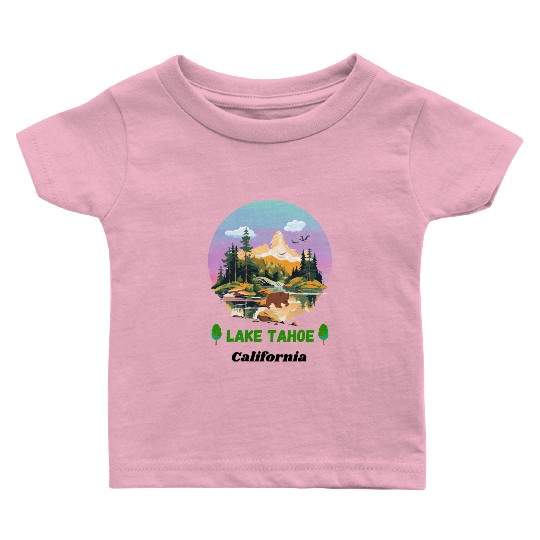 Lake Tahoe California Baby T Shirts