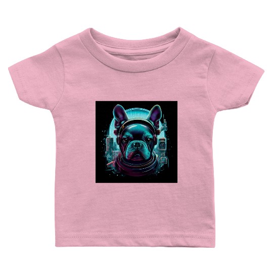 Fantasy Frenchie Bull Dog Baby T Shirts