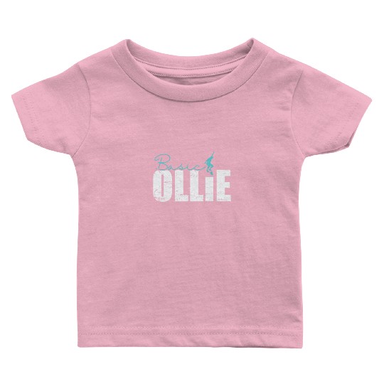 Basic Ollie Skateboard Baby T Shirts