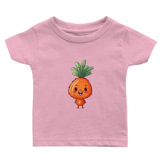 Kawaii Carrot: Cute Vegetable Pal Baby T Shirts