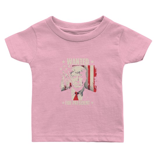 Donald Trump President Elections 2024 Retro Baby T Shirts