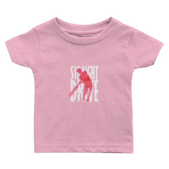Straight Drive Cricket Baby T Shirts