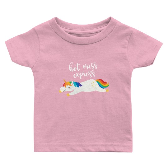 Hot Mess Express Magical Unicorn Baby T Shirts