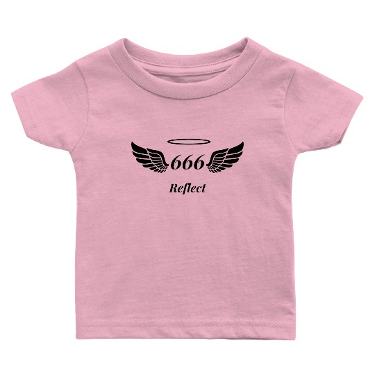 Angel Number 666 Reflect Baby T Shirts