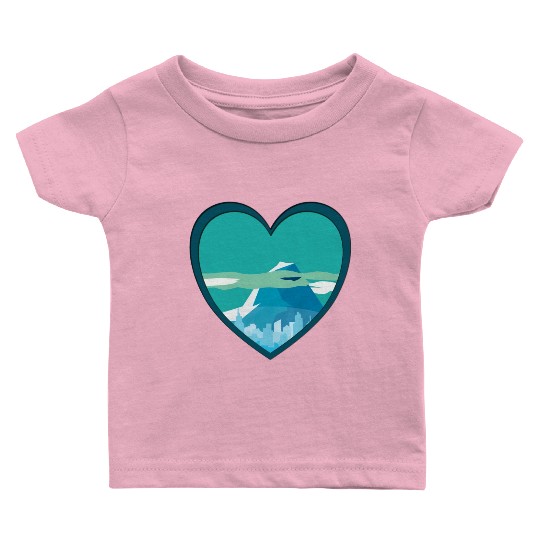 Blue mountain Baby T Shirts