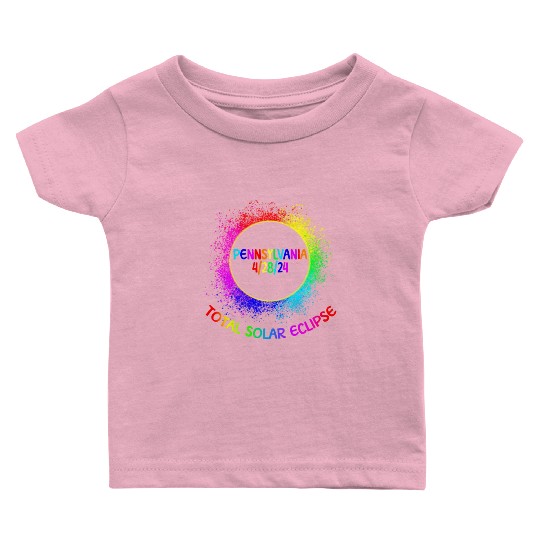 Total Solar Eclipse Pennsylvania 4/28/24 Kids Baby T Shirts