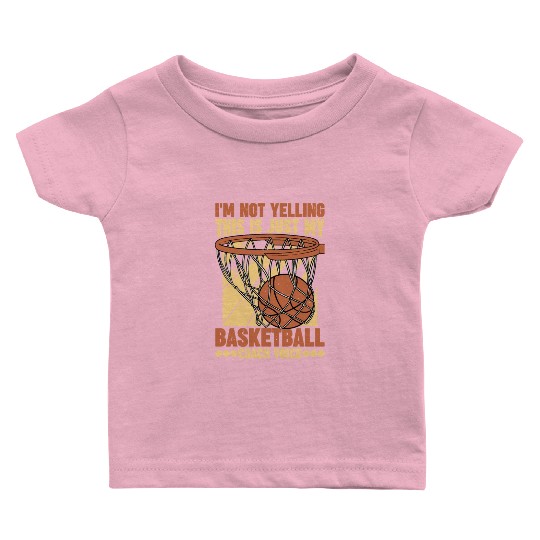 This Is Just My Basketball Coach Voice 1 Baby T Shirts