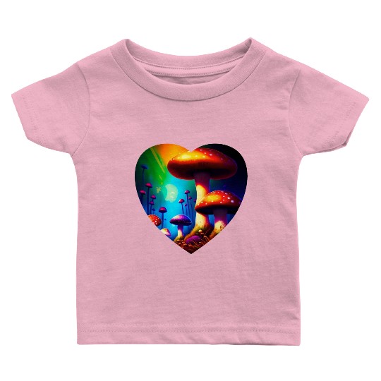Love mushrooms Baby T Shirts
