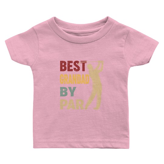 Best Grandad By Par Funny Golf Vintage Baby T Shirts