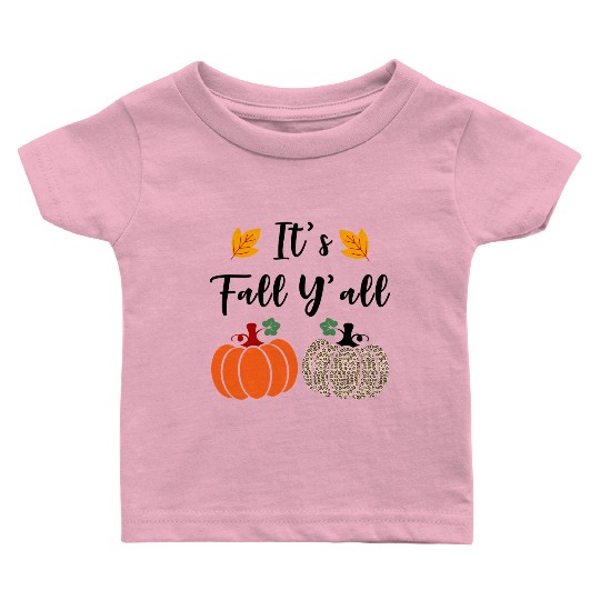 It s Fall Y all Cute Gnomes Pumpkin Spice Season Baby T Shirts
