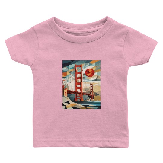 Golden Gate Bridge California Baby T Shirts, Golden Gate