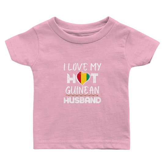 Funny Guinean Husband Proud Wife Baby T Shirts