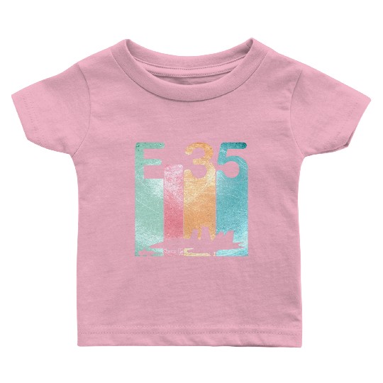F35 Vintage Air Force Fighter Jets Baby T Shirts