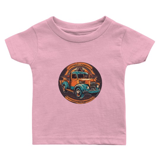 Old School Truck / Oldtimer / Car / Vintage / 60s Baby T Shirts
