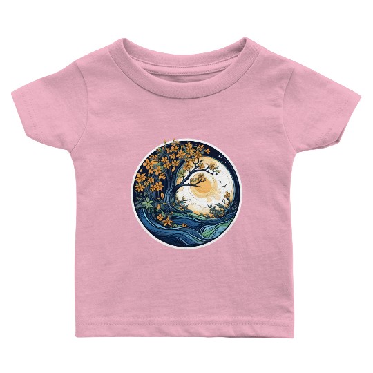 The Majestic Beautiful Spring Tree Baby T Shirts