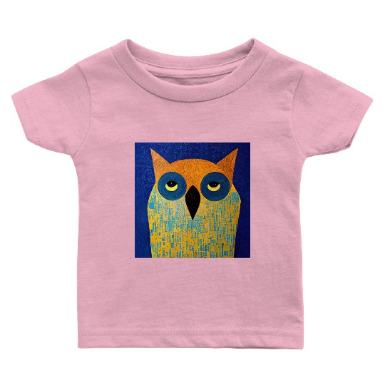 Mod Owl: Bored Owl Baby T Shirts