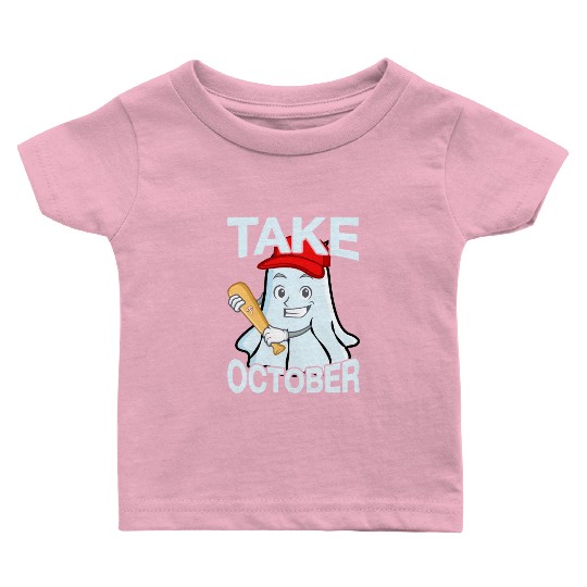 Philly Take October Philadelphia Ghost Halloween Baby T Shirts