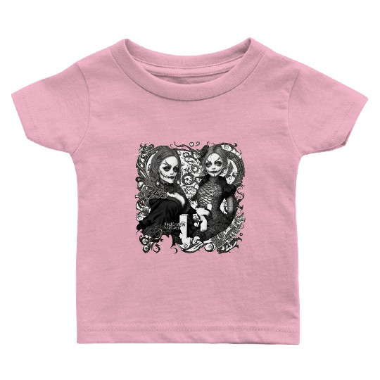 Young witch and pumpkin Halloween 2 Baby T Shirts