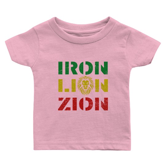 iron lion zion Baby T Shirts