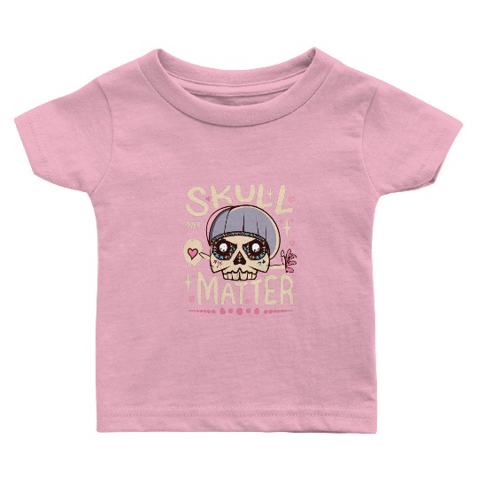 Totenkopf Skull Skulls Totenschädel Spruch Baby T Shirts