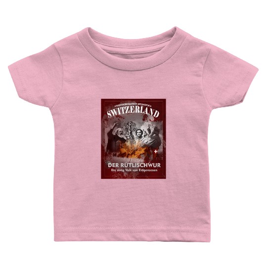 Switzerland Baby T Shirts - Rütli sworn - print yourself