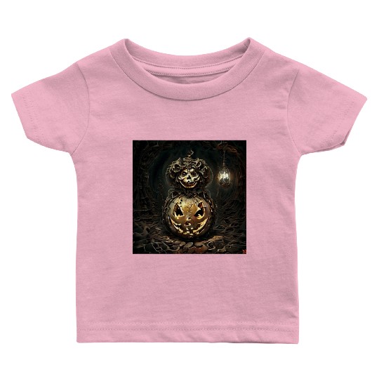 halloween pumpkin Baby T Shirts
