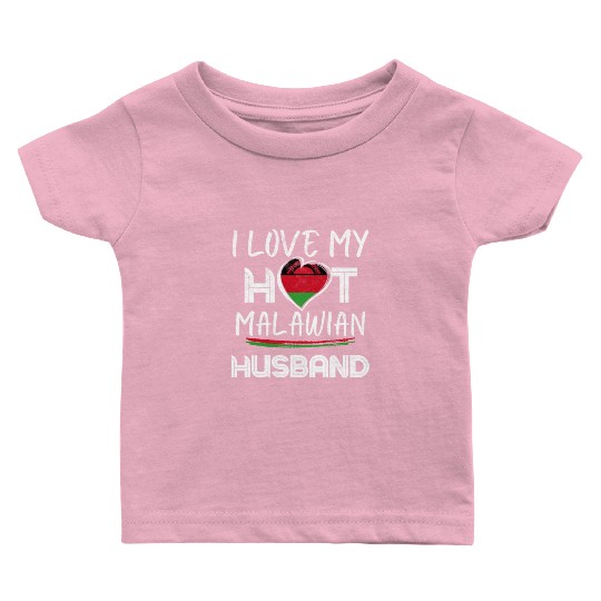 Funny Malawian Husband Proud Wife Baby T Shirts