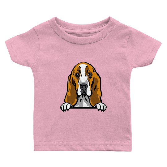 Basset Hound Serenity: A Gentle Companion Baby T Shirts