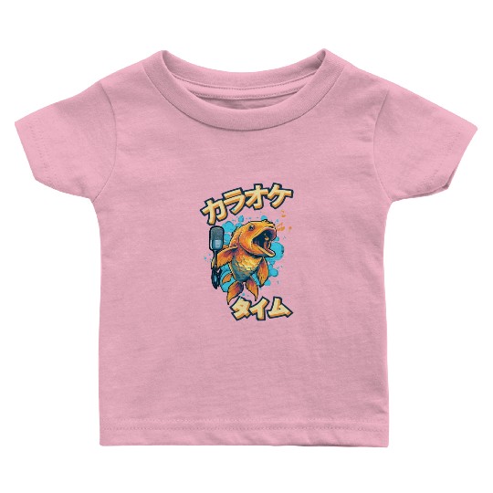 Koi Fish Koi Carp Japanese Koi Garden-Pond funny Baby T Shirts