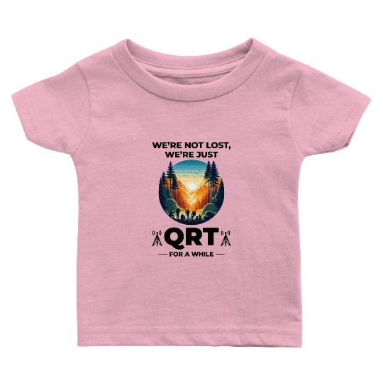 QRT in Nature Ham Radio Operators Sunset Outdoor Baby T Shirts