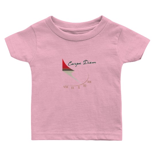 Carpe Diem. Time is Running Out Baby T Shirts