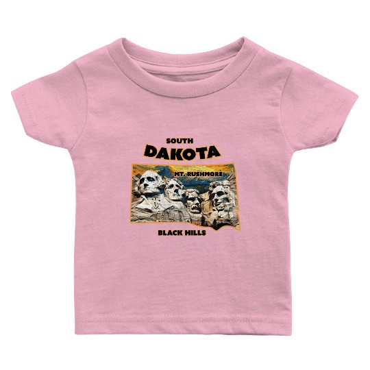 South Dakota - Mount Rushmore Baby T Shirts