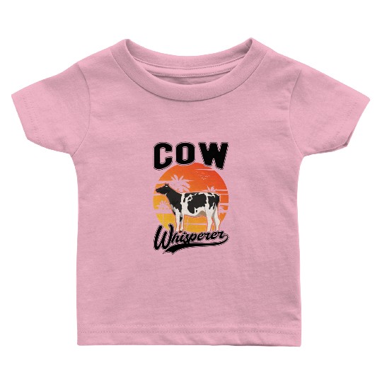 Cow Whisperer Farmer Cattle Breeder Cows Baby T Shirts