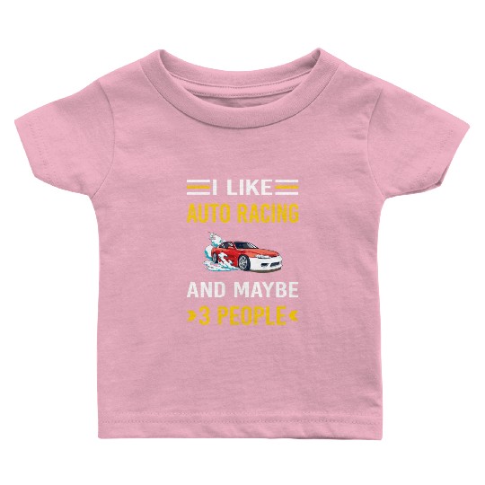 3 People Auto Racing Automotive Autosport Baby T Shirts