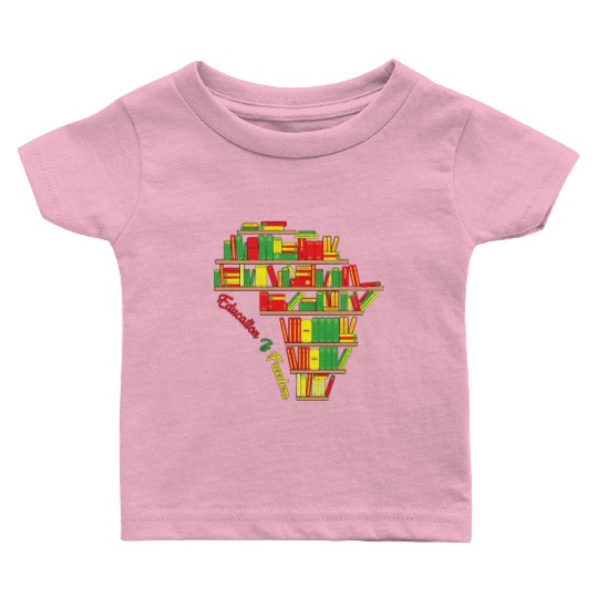 Education Is Freedom Juneteenth Reading Book Lover Baby T Shirts