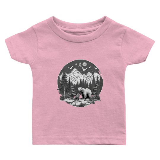 Wilderness Watcher Baby T Shirts