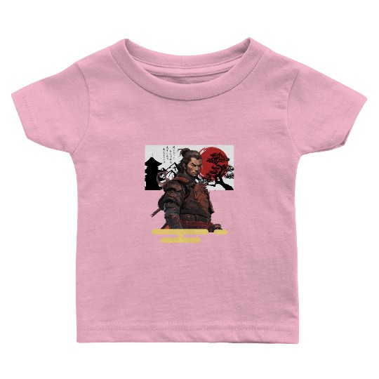 Brave Samurai Baby T Shirts