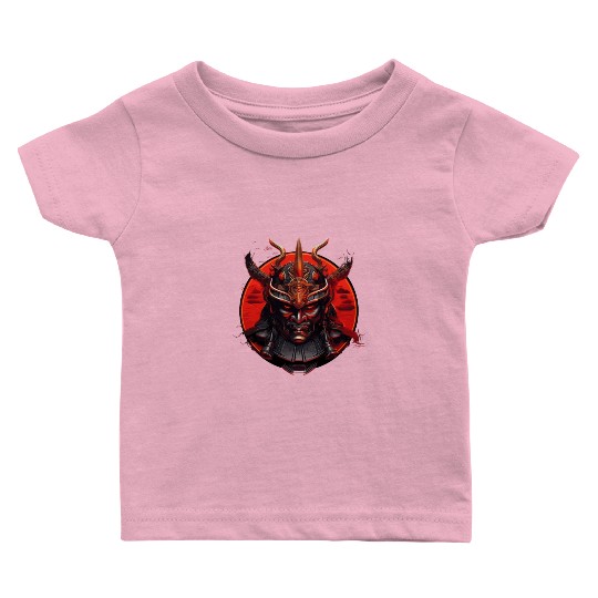 Samurai Mask Baby T Shirts