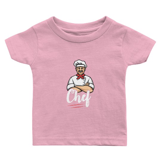 Funny Restaurant Chef Baby T Shirts