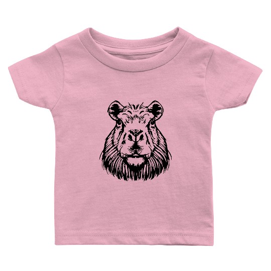 capybara head Baby T Shirts