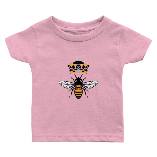 Queen Bee Crown Women Hive Beekeeping Bee Women Baby T Shirts