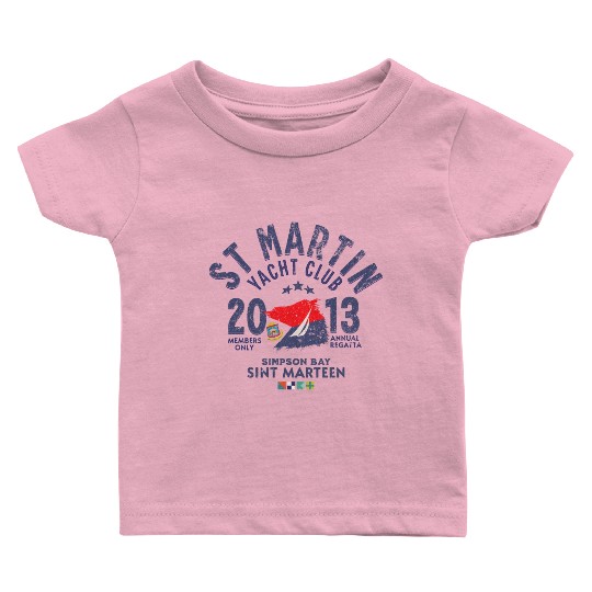 St Martin Yacht club blc Copy Baby T Shirts