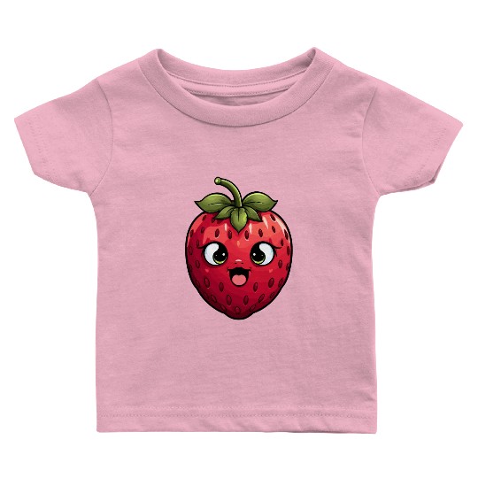 Cute Funny Strawberry Summer Kawaii Gift Baby T Shirts