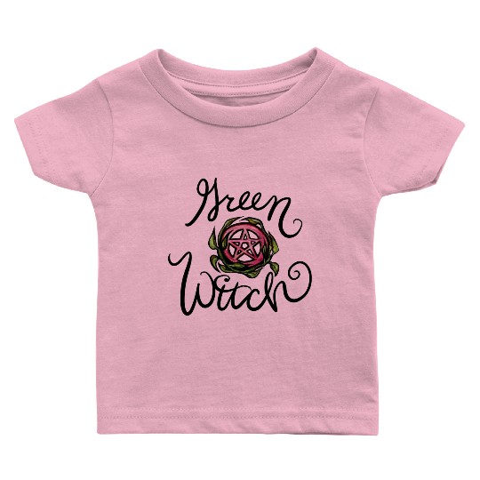 green witch Baby T Shirts