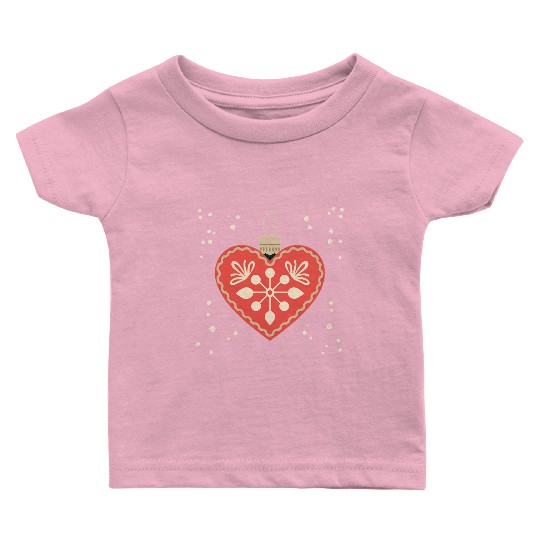 Joyful Christmas Ornament Baby T Shirts